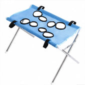 Blue grooming stand