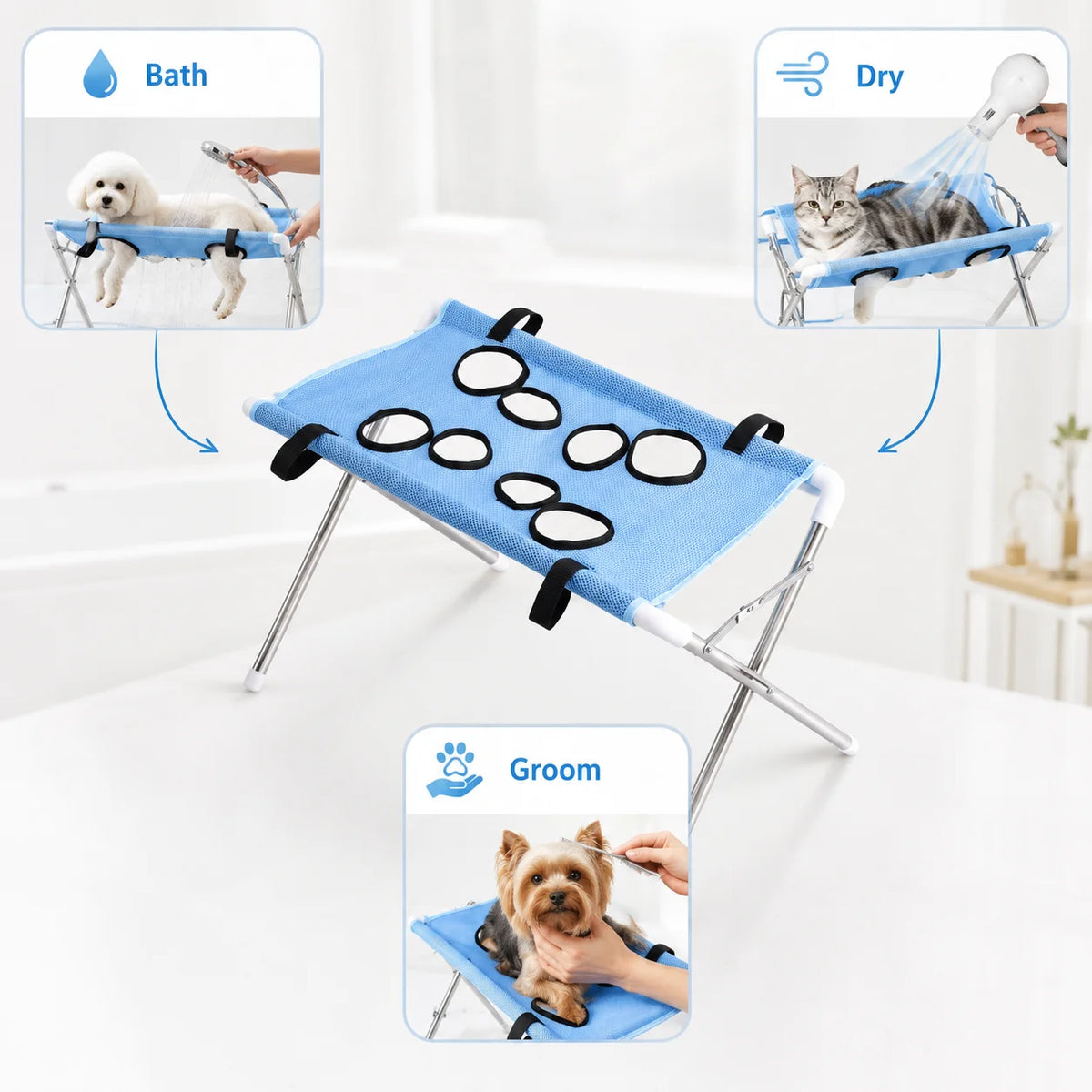 PawNuma Foldable Pet Grooming Stand