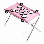 Pink grooming stand
